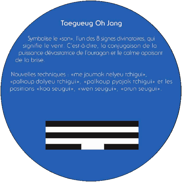 Taegueug Oh Jang : explication du poomsae
